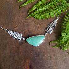 Fern and Variscite Necklace