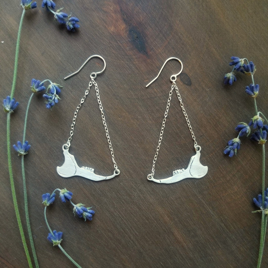 Rabbit Mandible Dangle Earrings