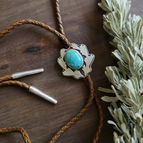 Turquoise Sagebrush Bolo Tie