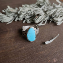 Turquoise Sagebrush Cocktail Ring Size 10